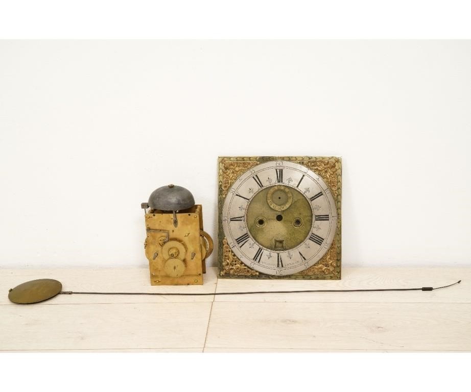 Period English tall case clock 2eb9a1