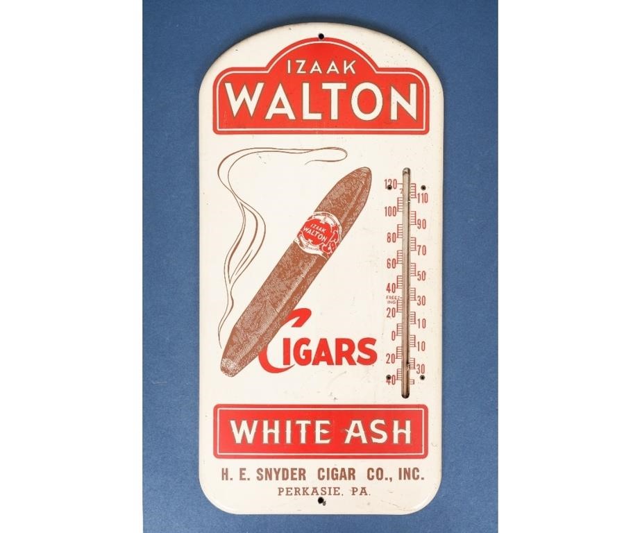 Izaak Walton metal cigar advertising 2eb9a7
