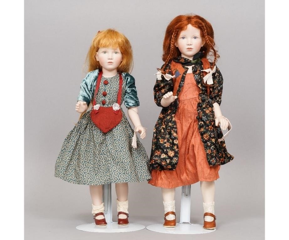 Two Regina Sandreuter dolls "Amelie"