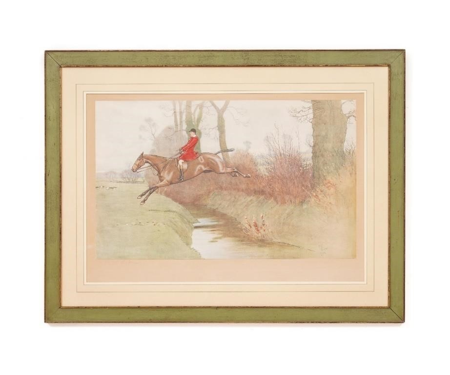 Cecil Aldin framed and matted colored 2eb9d0