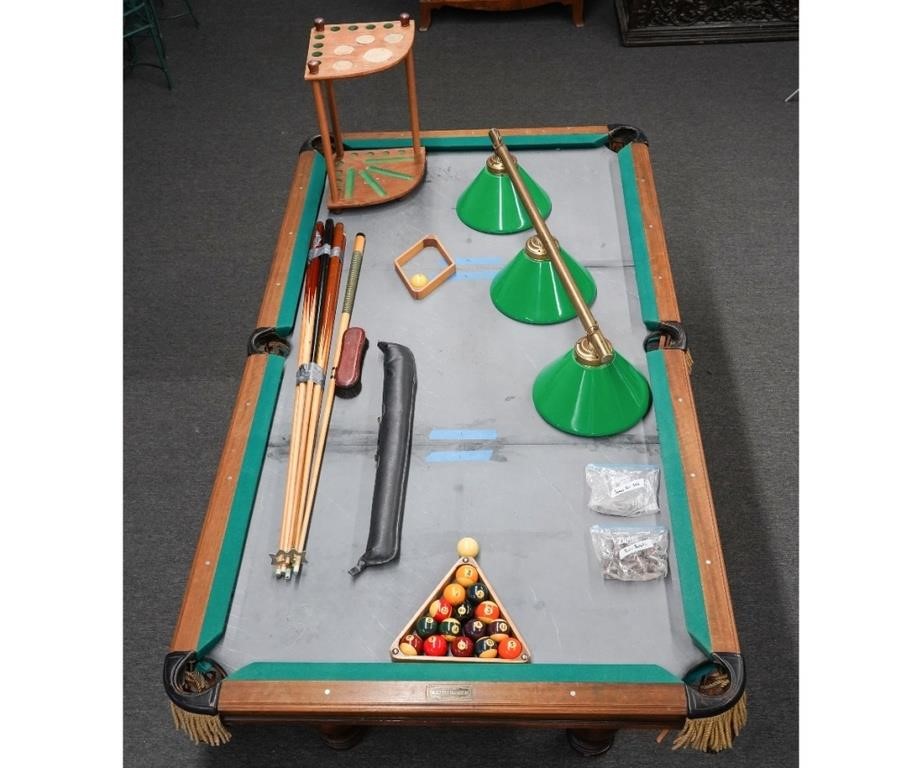 1951 billiards table complete with