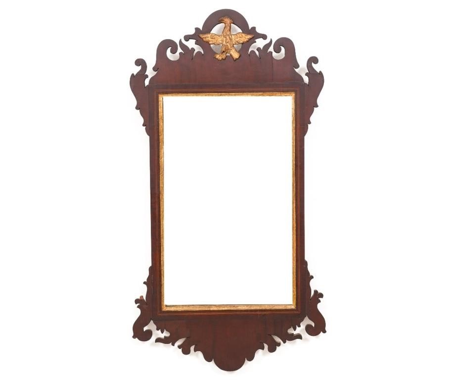 Chippendale style inlaid mahogany 2eba3a