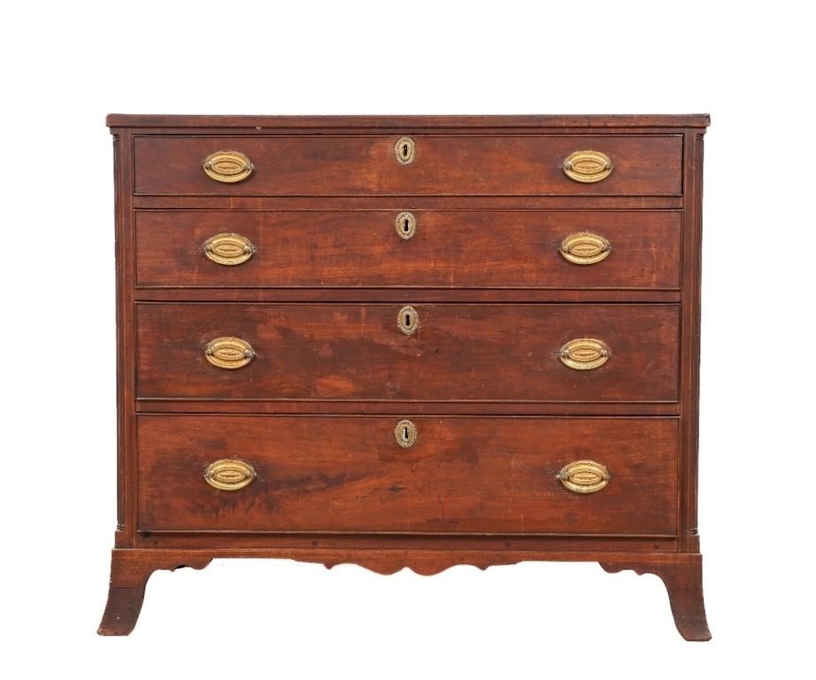 Hepplewhite inlaid walnut chest 2eba95