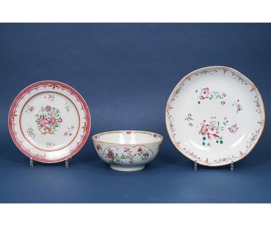 Chinese porcelain, 18th c., to include