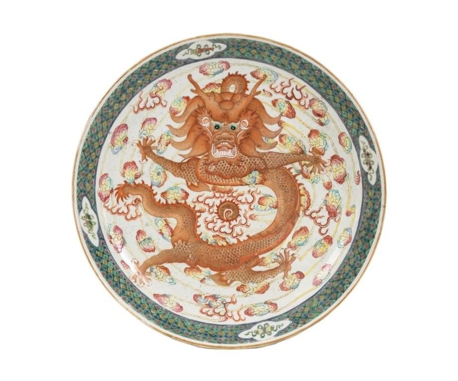 Chinese porcelain deep charger,