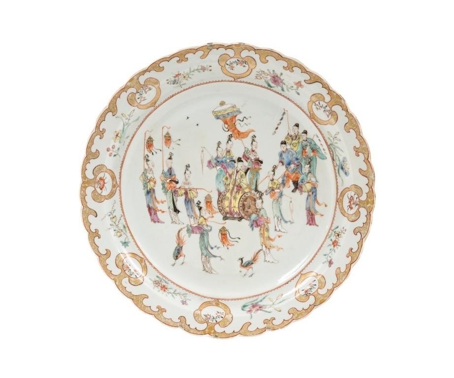 Chinese porcelain charger 18th 2ebadc