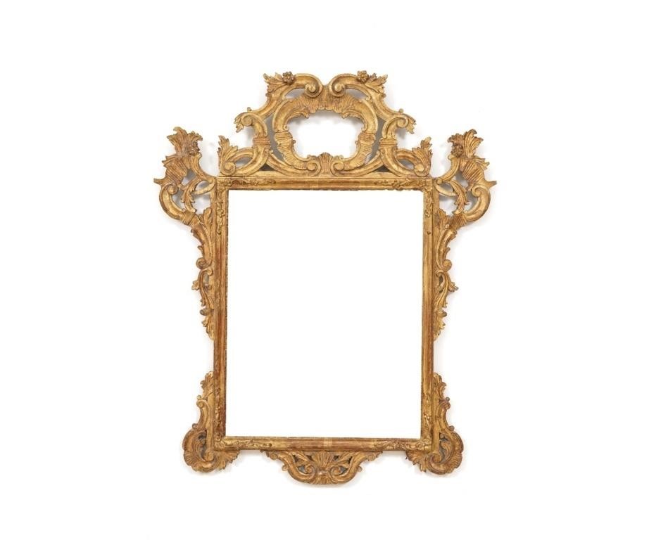 Ornate Italian style carved gilt