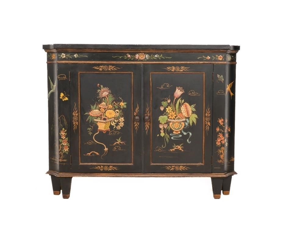 French style black chinoiserie 2ebb22