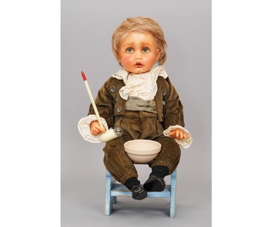 Wax sculpture character doll by Constance