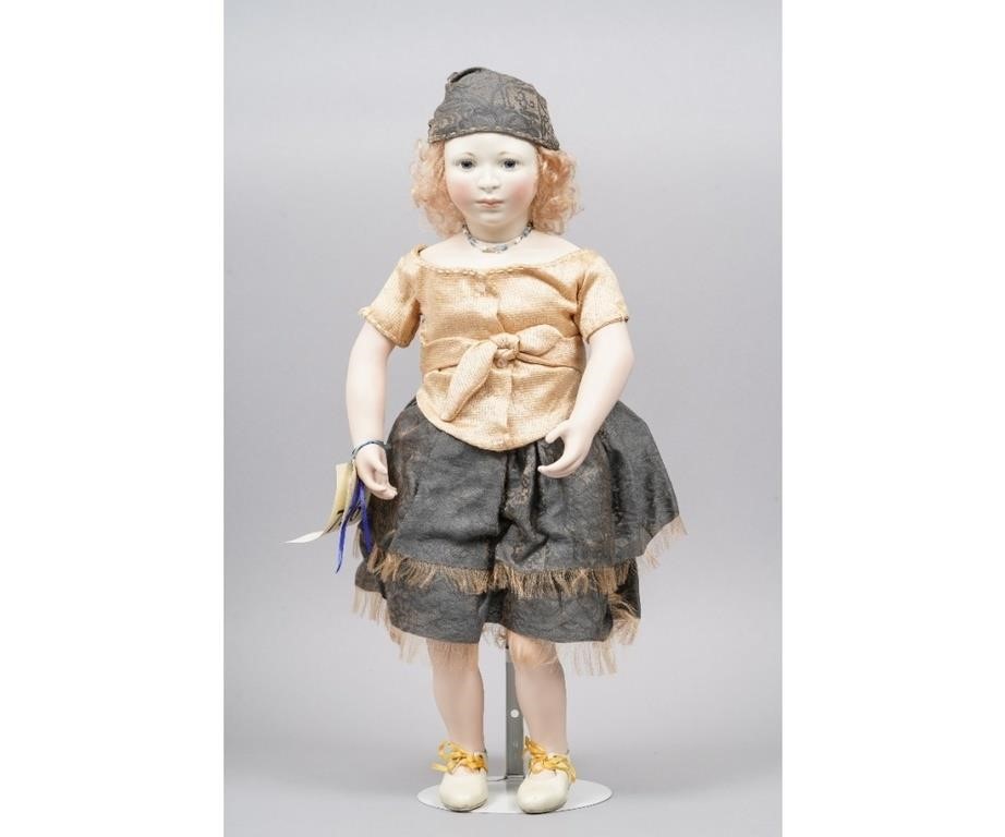  Tansy Blue and Gold artist doll 2ebb6b