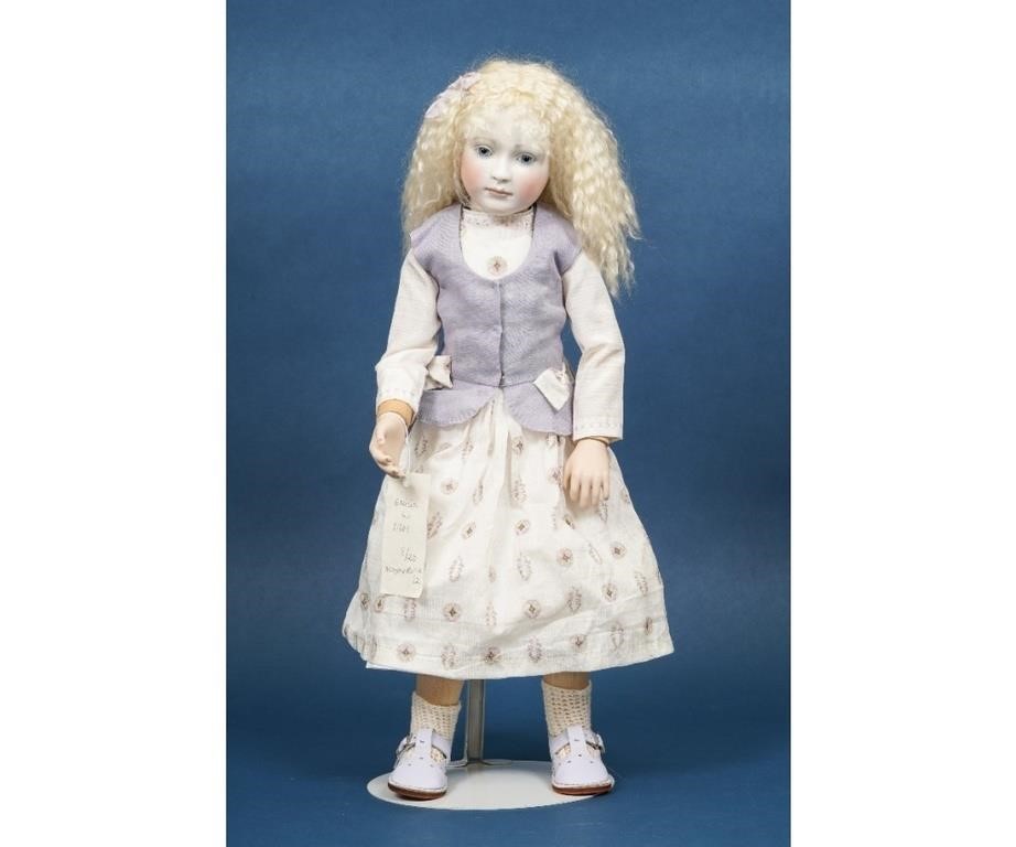 "Emilia in Lilac" artist doll by