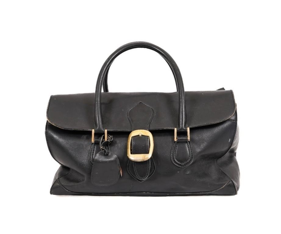 Large Gucci black leather satchel 2ebb78