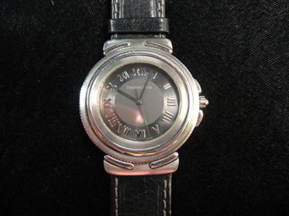 Gentleman's stainless steel wristwatch,
