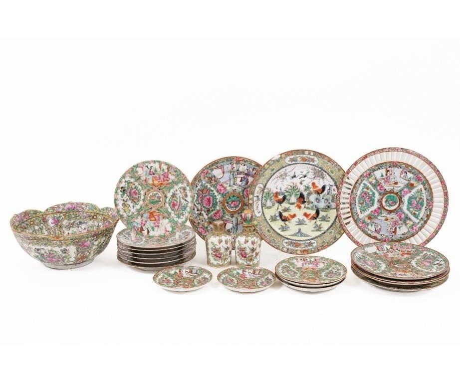 Chinese Rose Medallion porcelain tableware