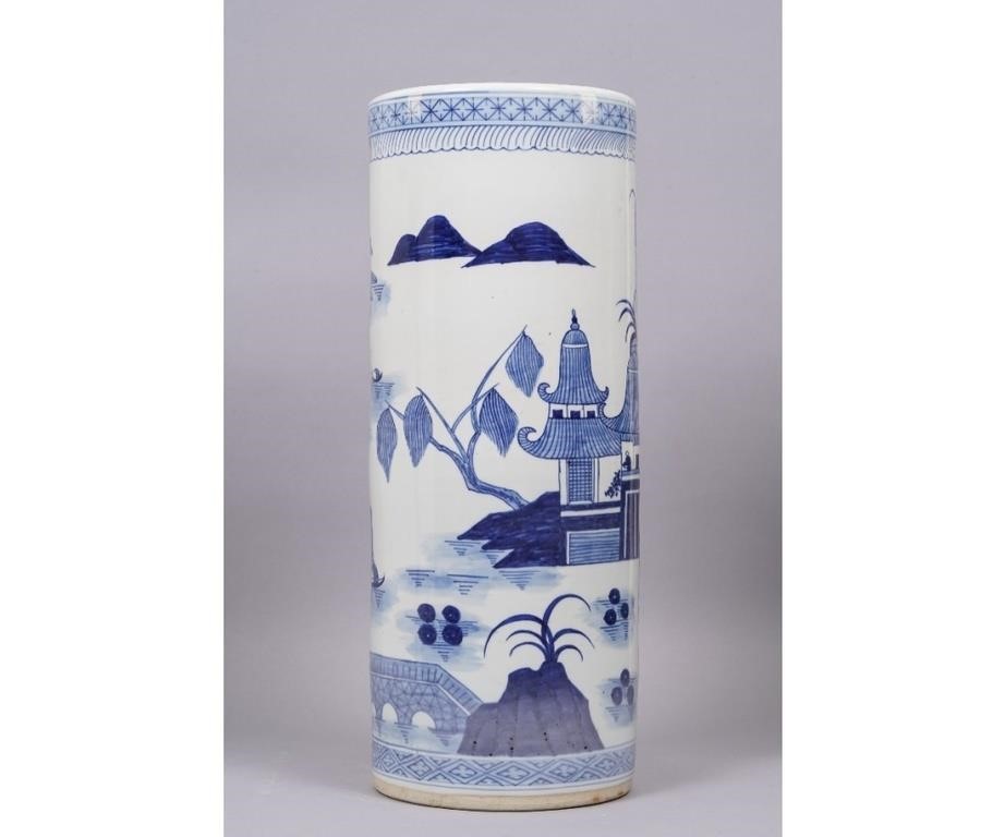 Chinese Canton blue & white porcelain