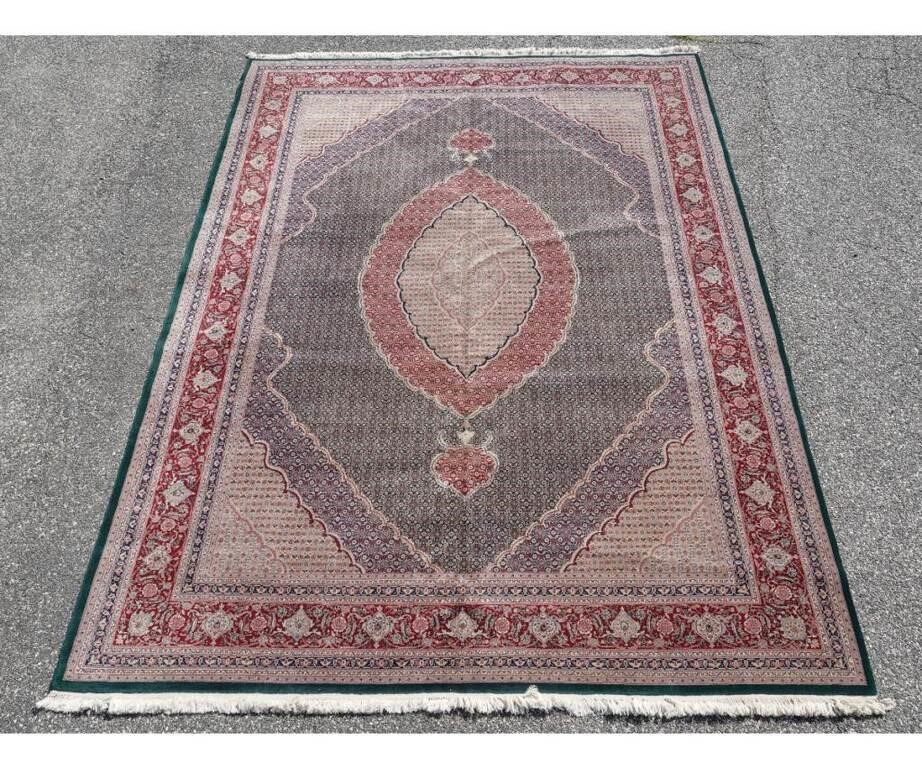 Room size Persian carpet with overall