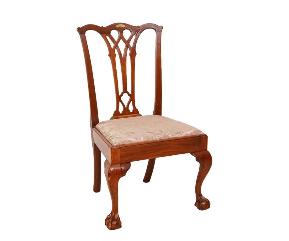 Philadelphia Chippendale mahogany