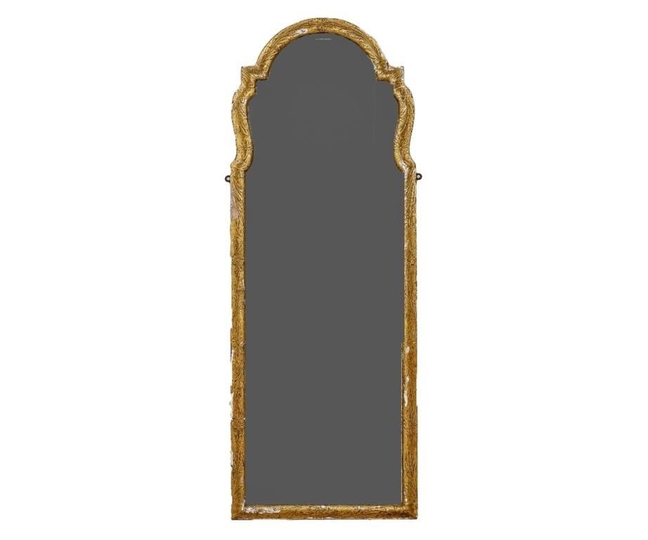 Queen Anne gilded mirror with what