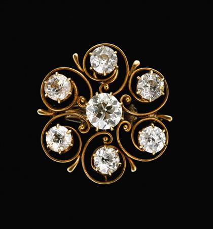 Lady s 14 karat yellow gold diamond 4ac6a