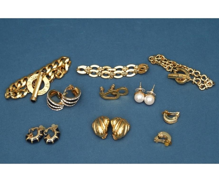 St. John costume jewelry earrings