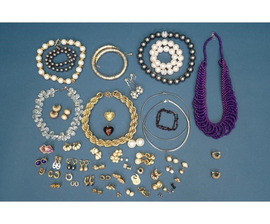 Collection of ladies Costume jewelry