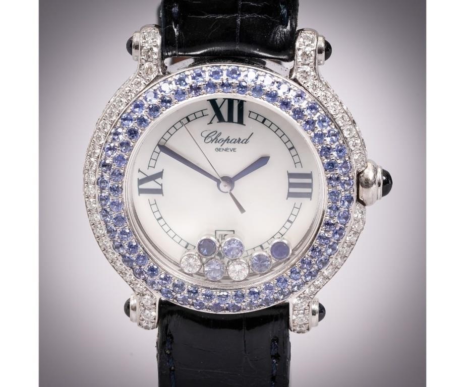 Chopard 18k white gold Happy Sport