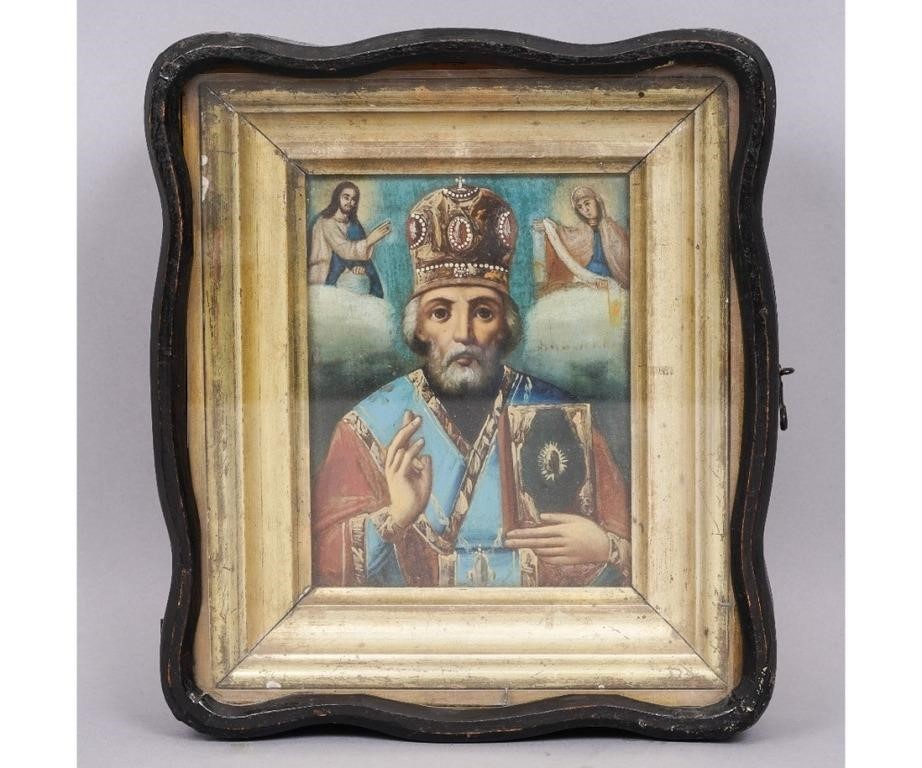 Russian icon painted on panel circa 2ebd68