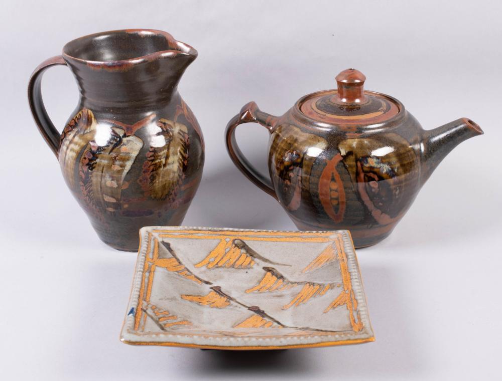 MICHAEL OBRIEN STUDIO POTTERY STONEWARE 2ebd88