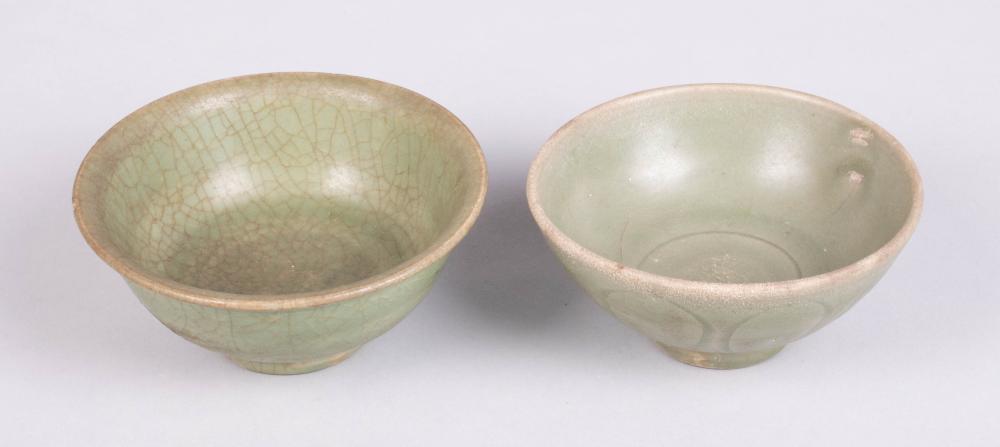 CHINESE CARVED CELADON BOWL, SONG