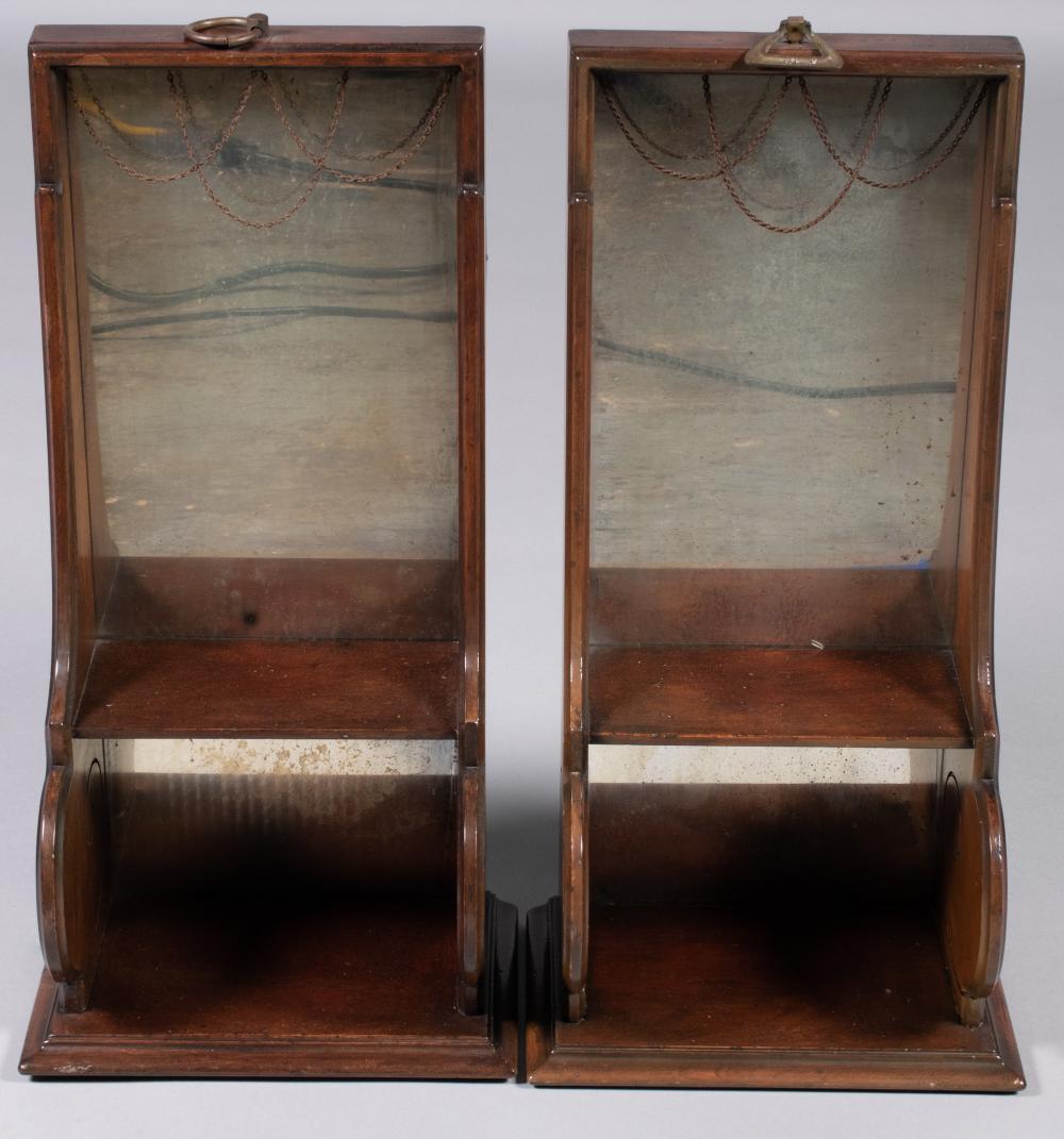 PAIR OF CLASSICAL STYLE WALNUT