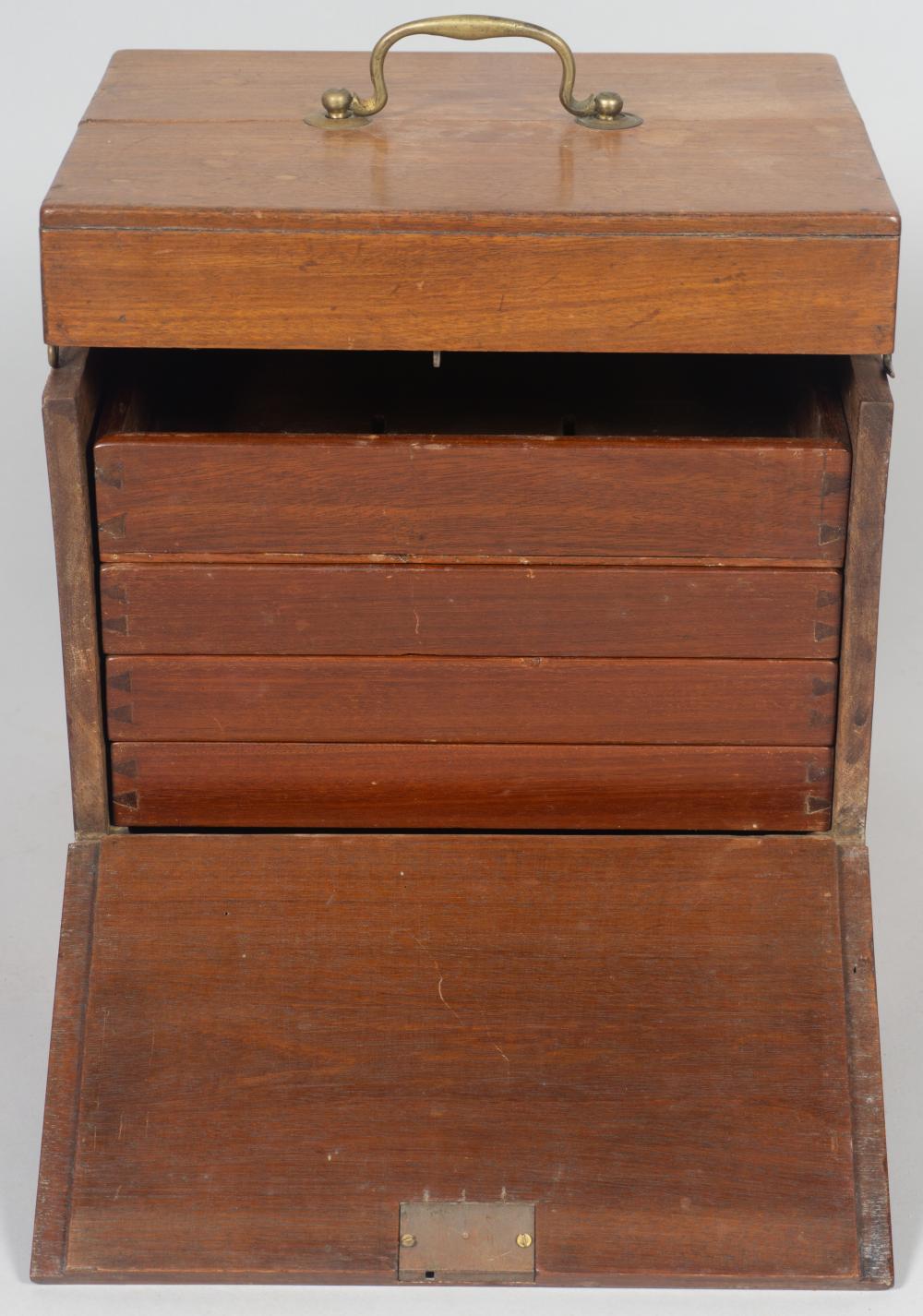 ENGLISH MAHOGANY HUMIDOR 15 X 12 2ebee9