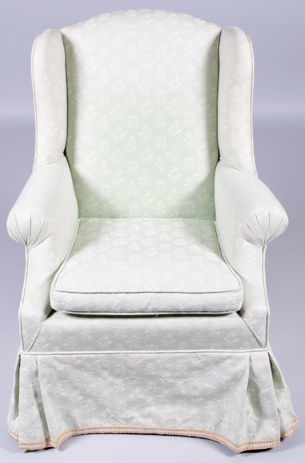 TWO CHILD'S UPHOLSTERED ARMCHAIRS,