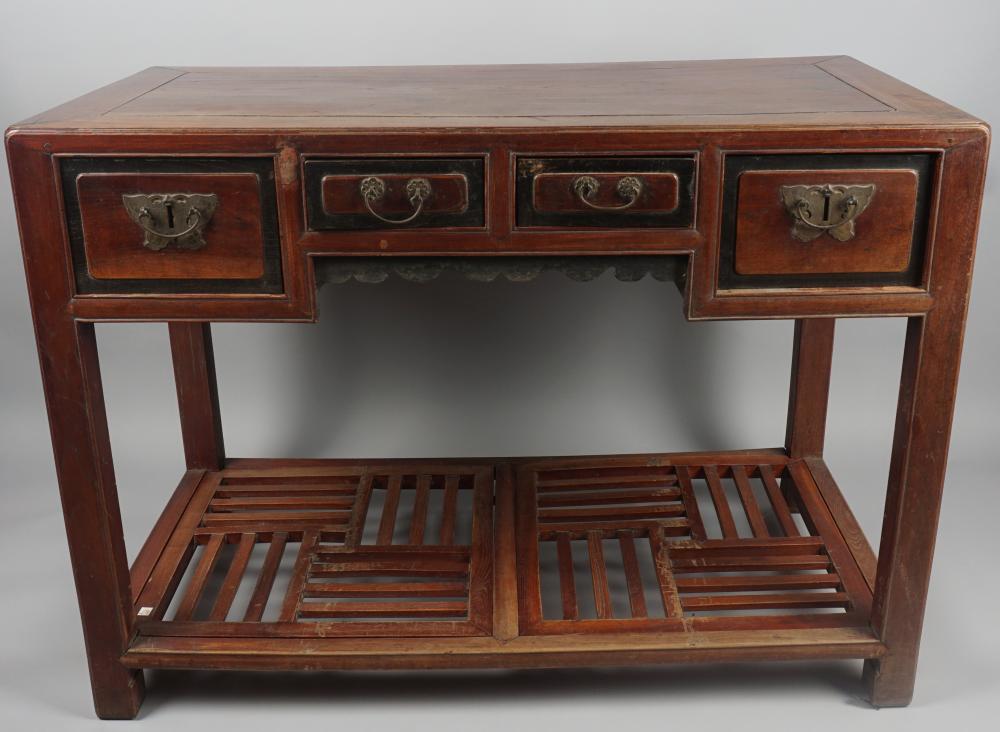 CHINESE SOFTWOOD LADIES DESK, 20TH