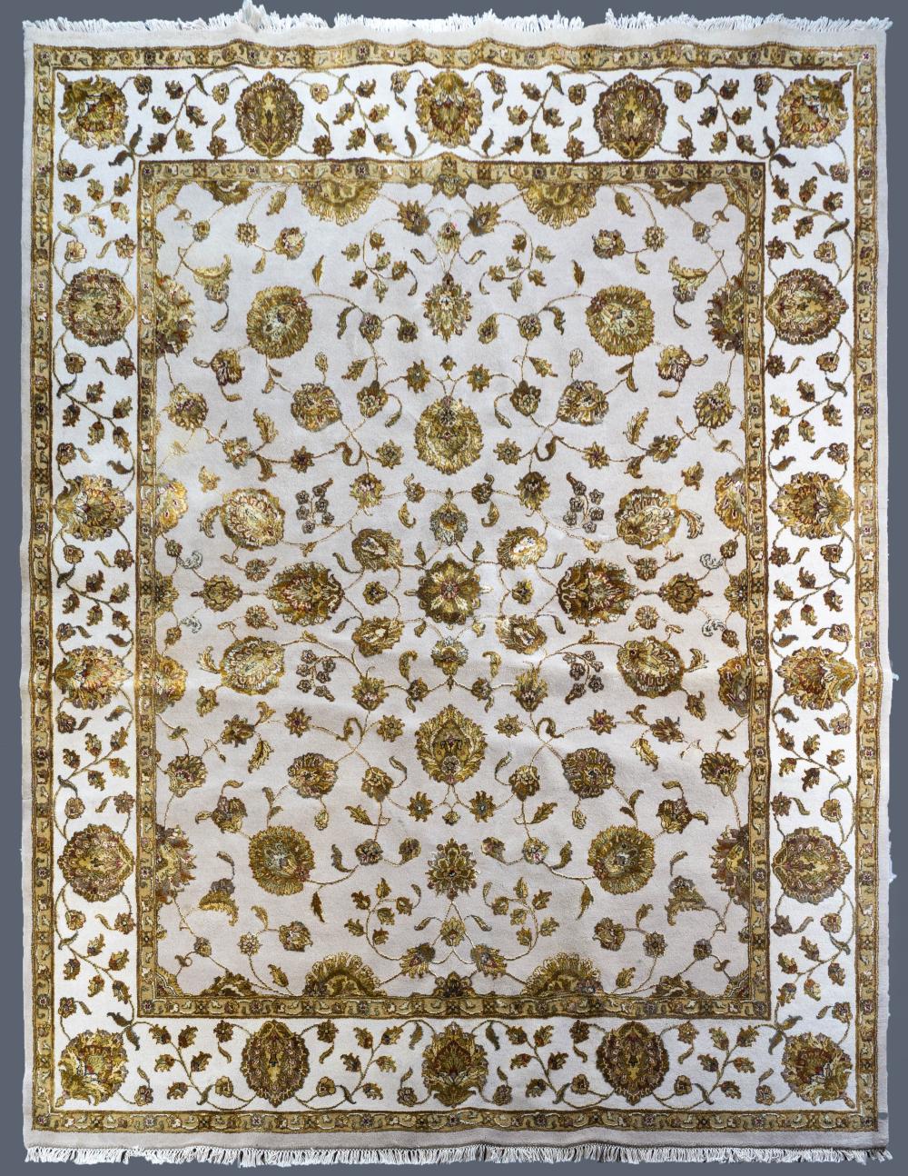 INDO TABRIZ HAND KNOTTED WOOL AND 2ebf62