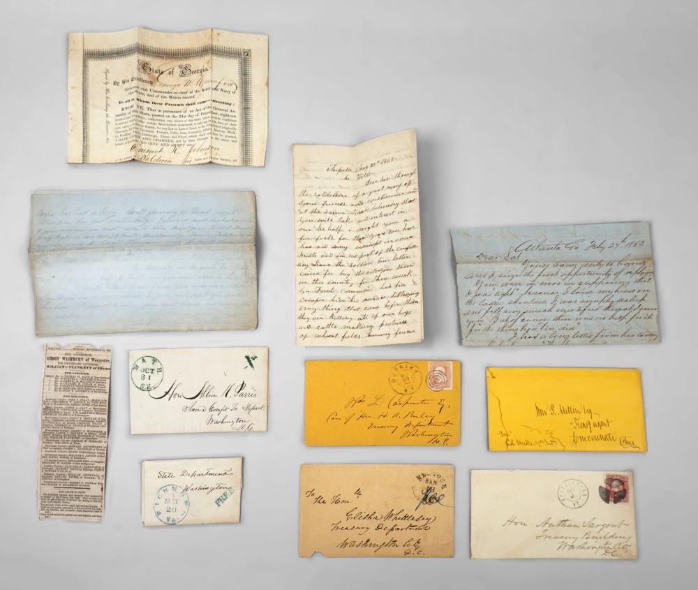 CIVIL WAR AND EARLY 19TH CENTURY DOCUMENTS,