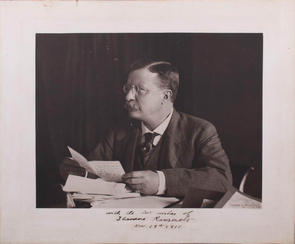 THEODORE ROOSEVELT SIGNED PHOTOGRAPH