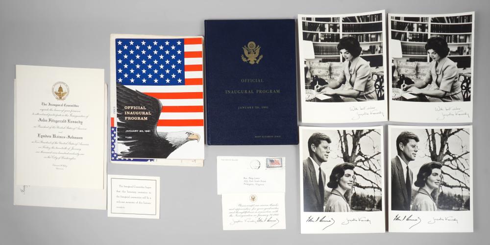 KENNEDY INAUGURATION DOCUMENTS AND PROGRAM,
