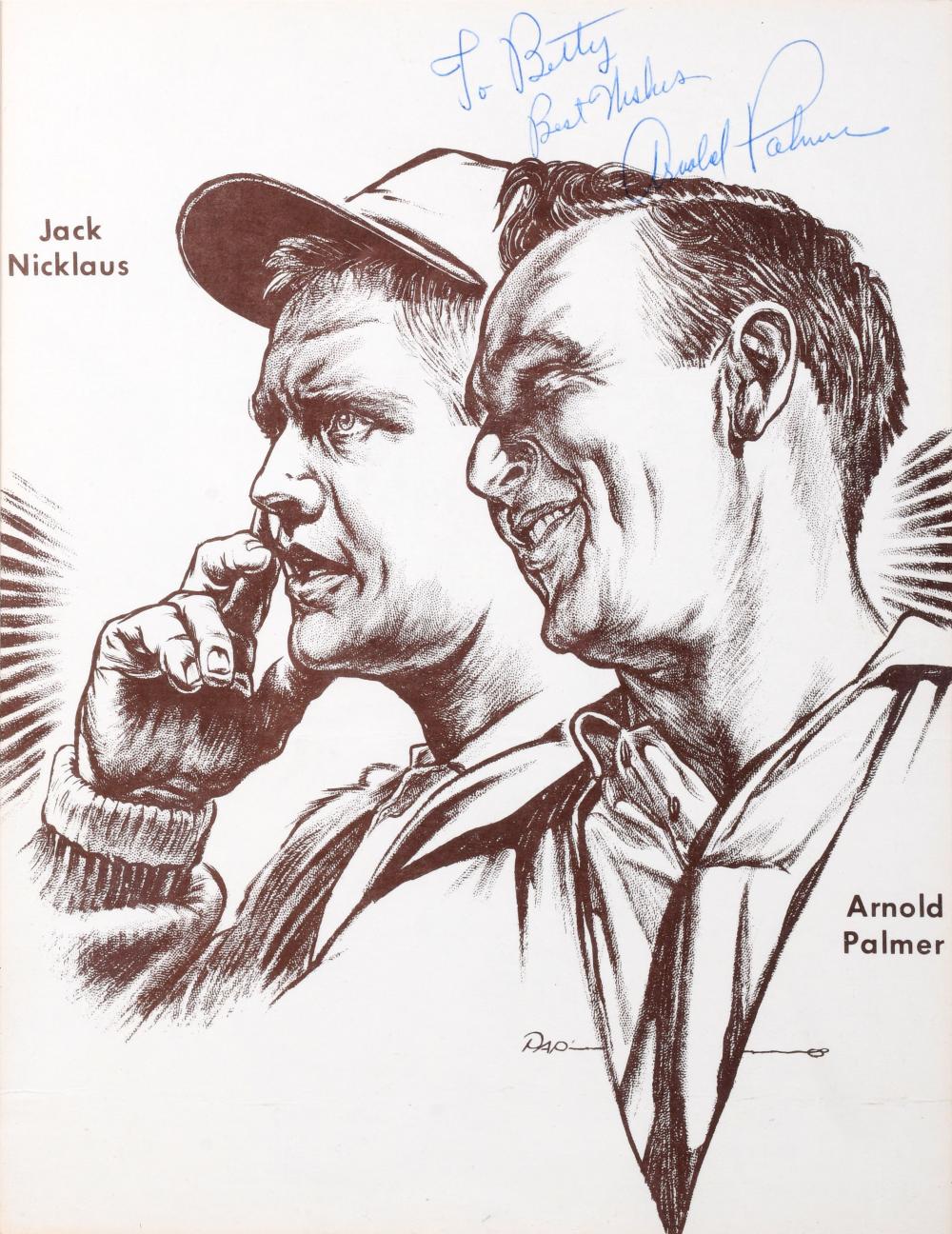 PORTRAIT OF ARNOLD PALMER AND JACK 2ebfc9