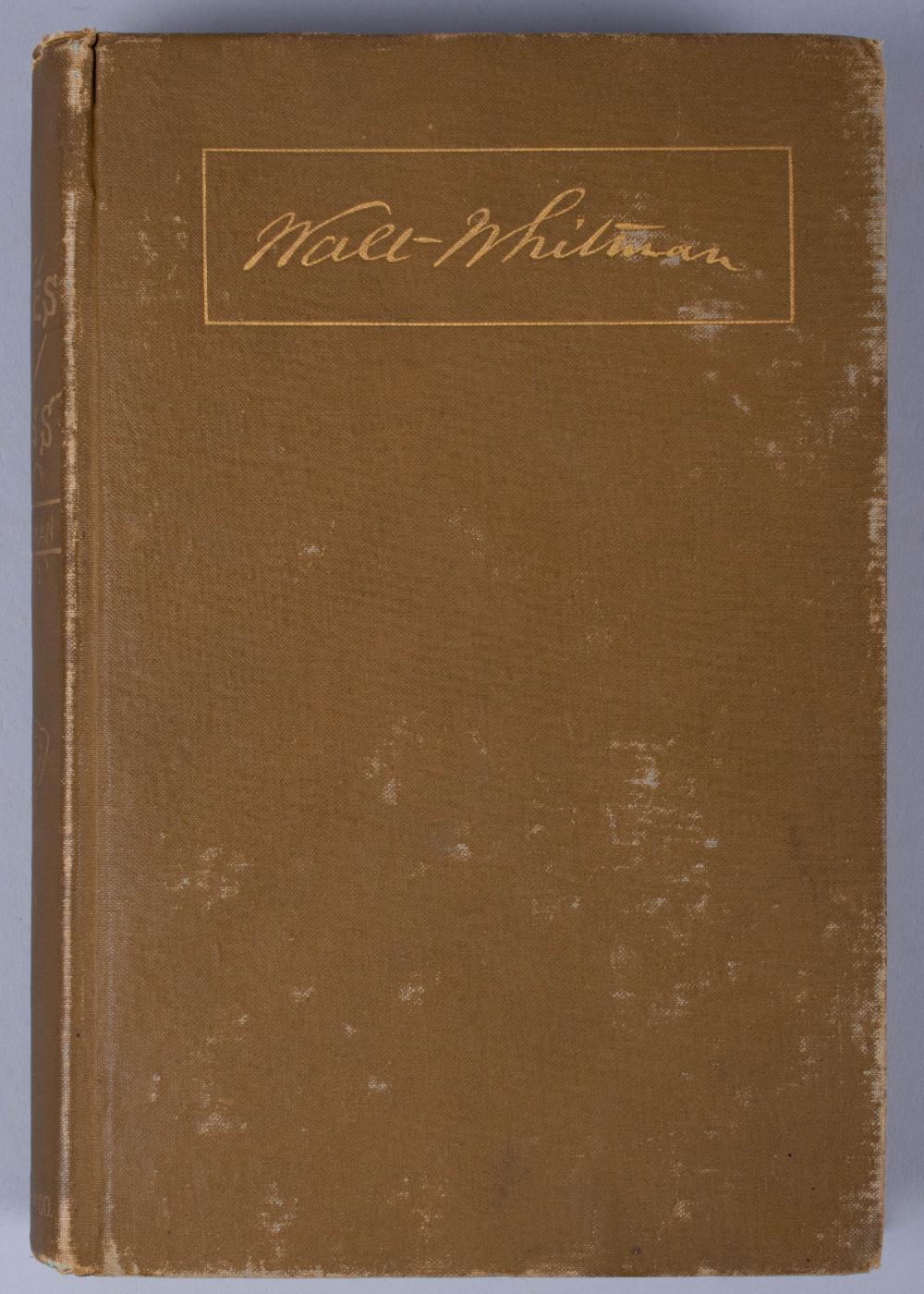 WALT WHITMAN LEAVES OF GRASS  2ebfdc