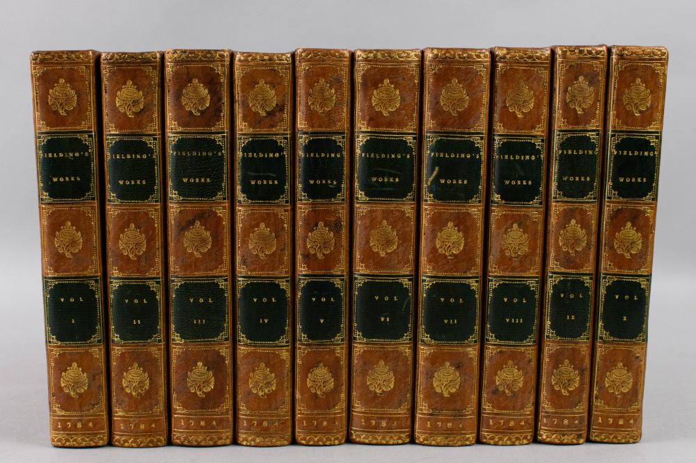 WORKS OF HENRY FIELDING. 1784. 10 VOLUMES