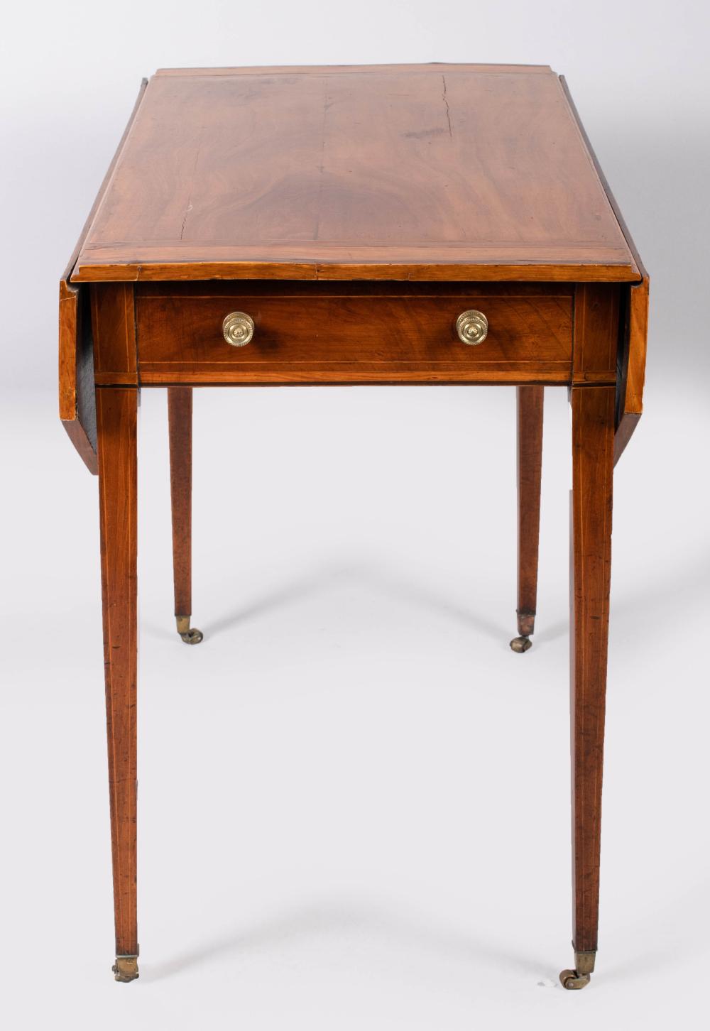 GEORGE III INLAID MAHOGANY PEMBROKE 2ec08c