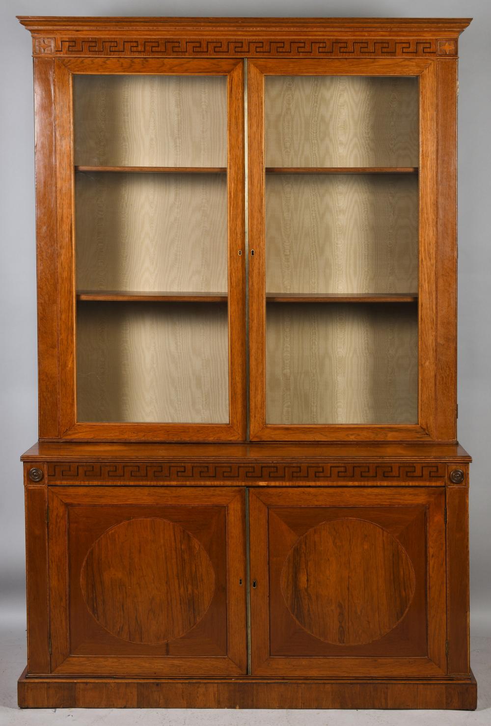 REGENCY INLAID ROSEWOOD LIBRARY