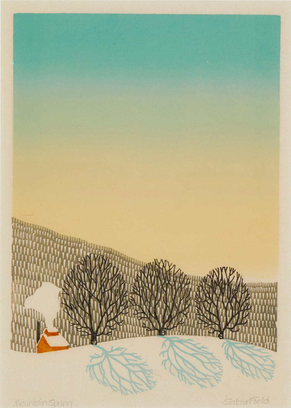 SABRA FIELD (B. 1935), MOUNTAIN SPRING,