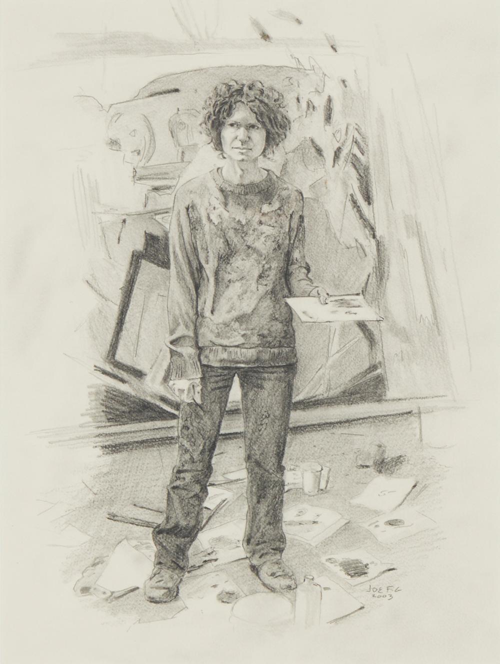 JOE FIG B 1968 DRAWING OF DANA 2ee7f7