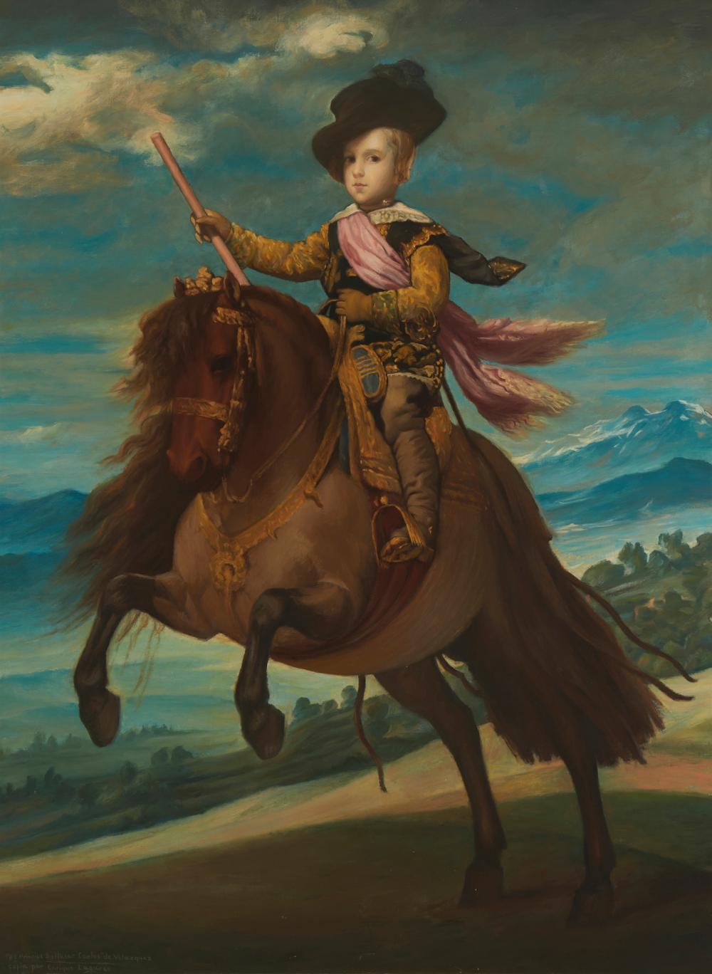 ENRIQUE LAGARES (B. 1931), EQUESTRIAN