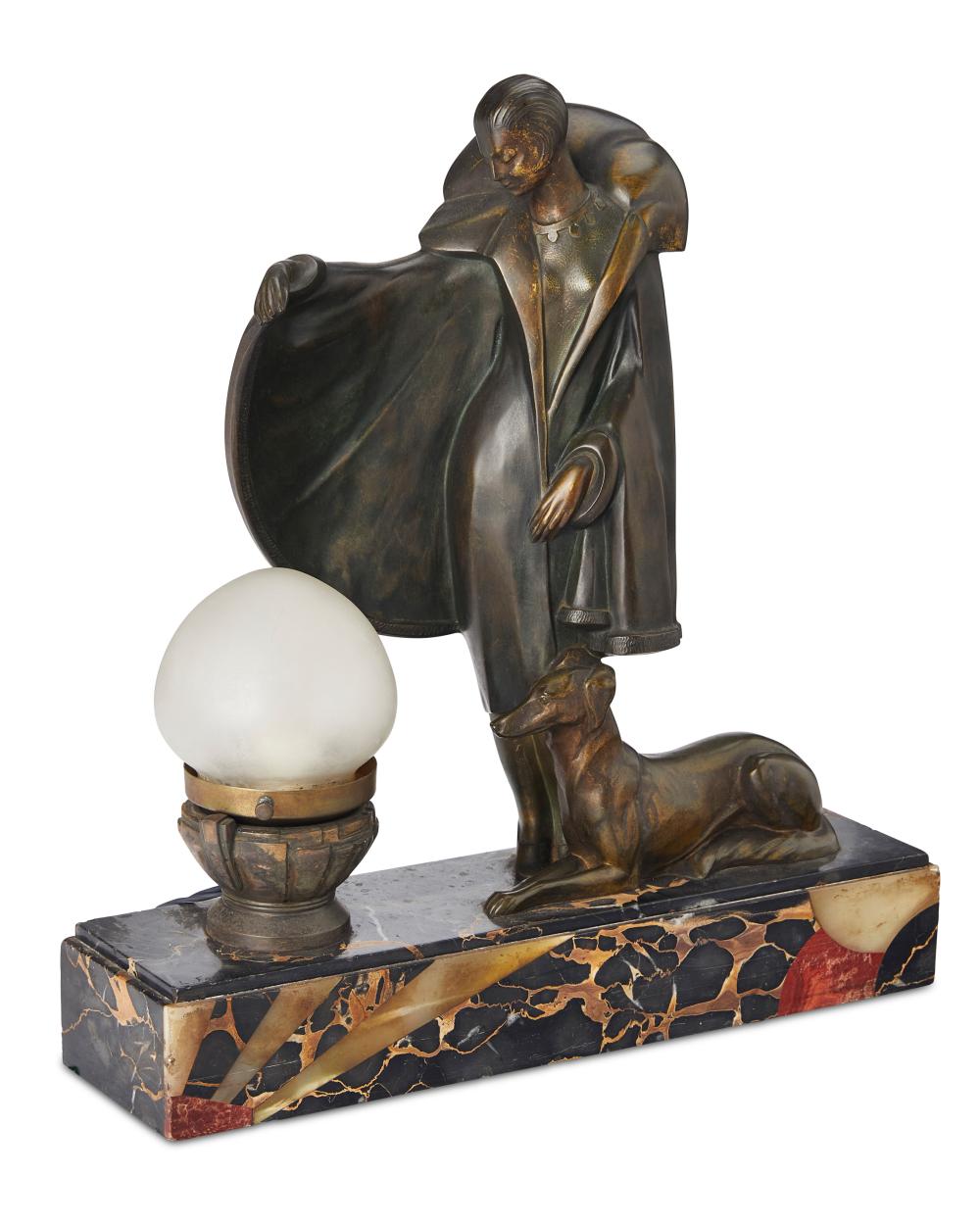 A LOUIS FONTINELLE FIGURAL BRONZE 2ee912