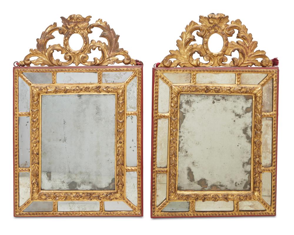 A PAIR OF FLEMISH-STYLE GILTWOOD