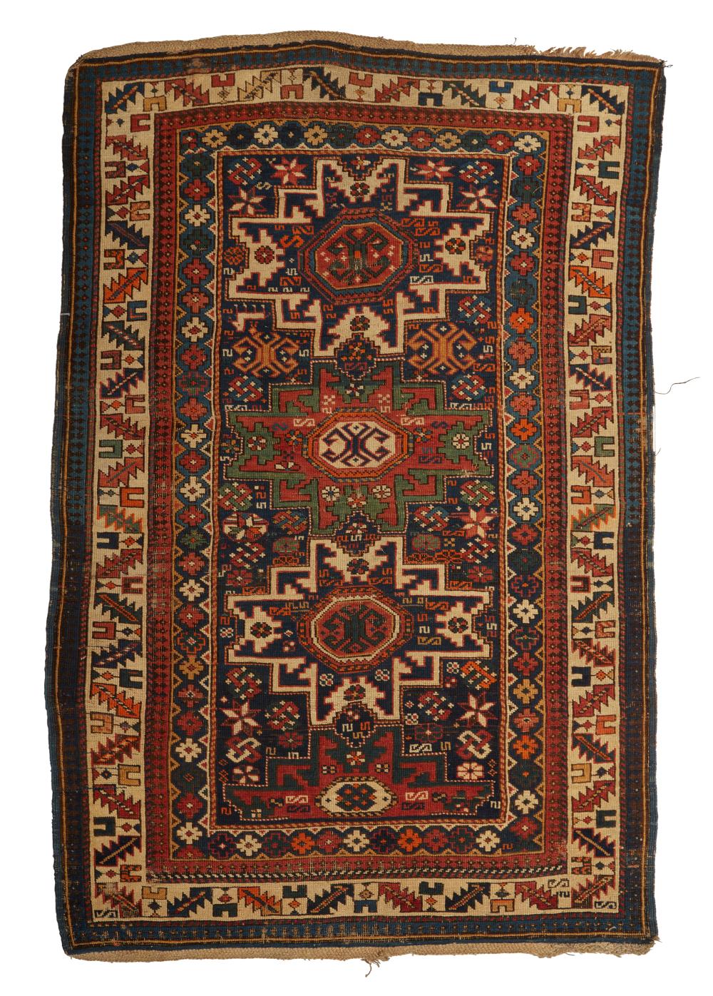 A CAUCASIAN RUGA Caucasian rug,