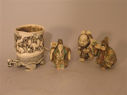 Group of Ivory Carvings    Japanese