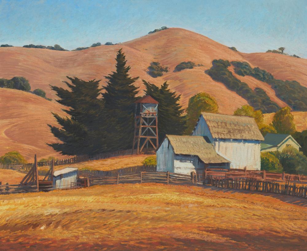 RAY STRONG (1905-2006), BARN IN